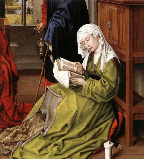 WEYDEN, Rogier van der The Magdalene Reading oil painting picture